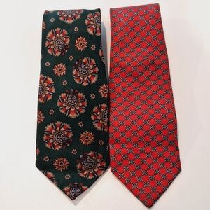 Harrods vintage men's silk ties - Bundle of 2